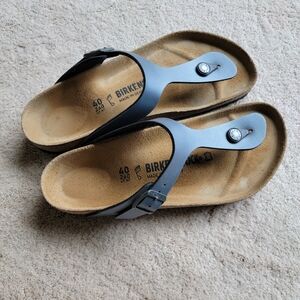 Birkenstock Dark Gray Thong Sandals